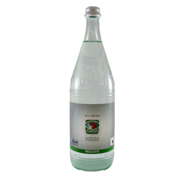 LURISIA SPARKLING WATER        1L IN GLASS BOTTLE