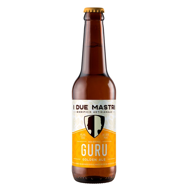BEER I DUE MASTRI GURU CL.33 X 24 BOTTLES
