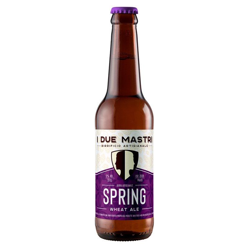 BEER I DUE MASTRI SPRING WHEA T ALE CL.33 X 24 BOTTLES