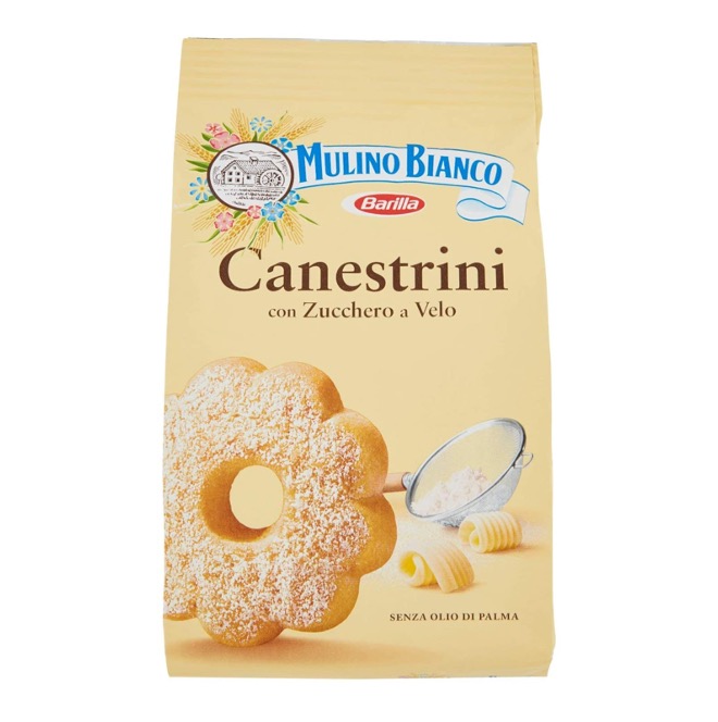 BISCUITS CANESTRINI MULINO     BIANCO 200 G X 10