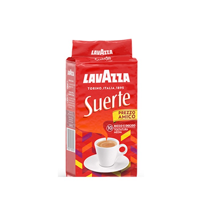 LAVAZZA SUERTE COFFEE POWDER   PACK 250G X 20