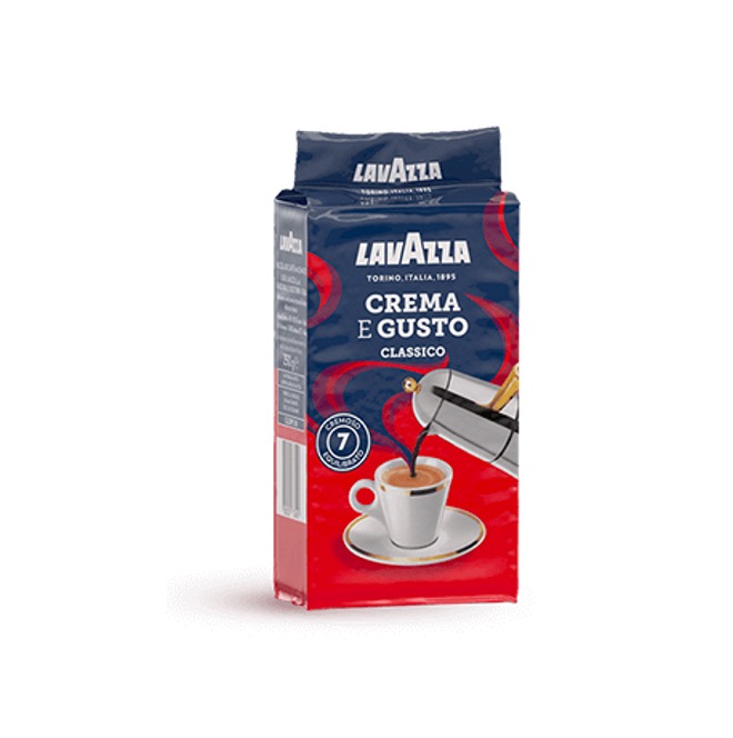 CAFFE LAVAZZA CREMA E GUSTO    CLASSICO POLVERE 250G X 4 X 5