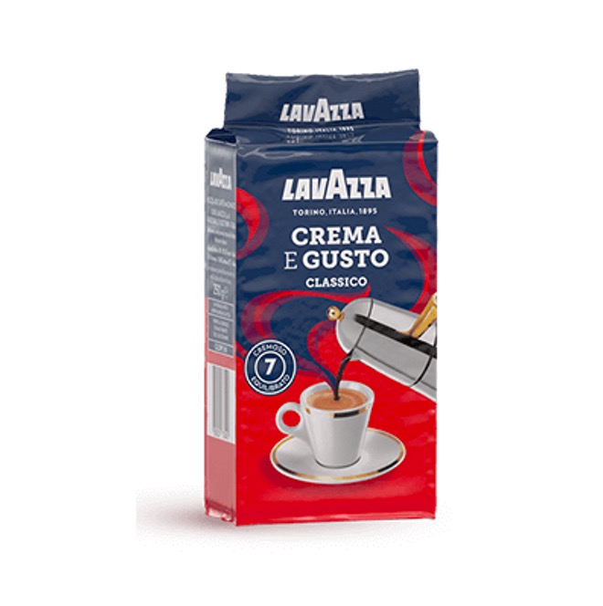 CAFFE LAVAZZA CREMA E GUSTO    CLASSICO IN POLVERE 250G X 20