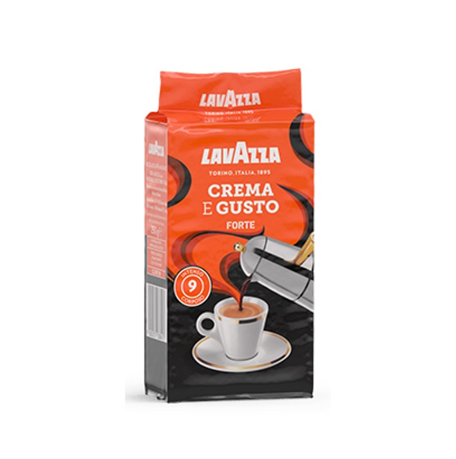 LAVAZZA COFFEE CREMA E GUSTO   FORTE POWDER PACK 250G X 20