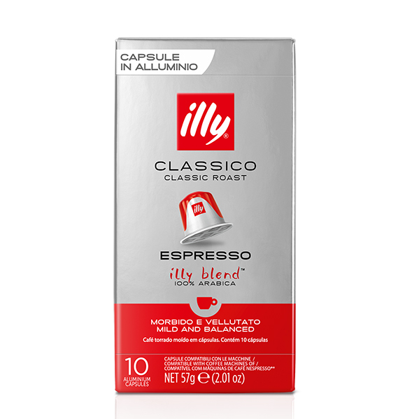 COFFEE ILLY CLASSIC CAPS X10   X10 COMPATIBLE NESPRESSO