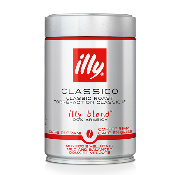 ILLY ESPRESSO CLASSIC COFFEE   BEANS IN TIN 250G X 12