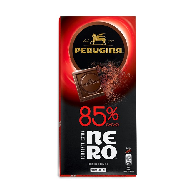 PERUGINA DARK CHOCOLATE 85% BAR 85GX20