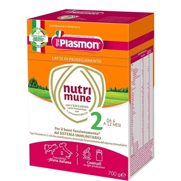PLASMON NUTRIMUNE-2 POLVERE    LATTE BIBE GR.350 X 2 X 4