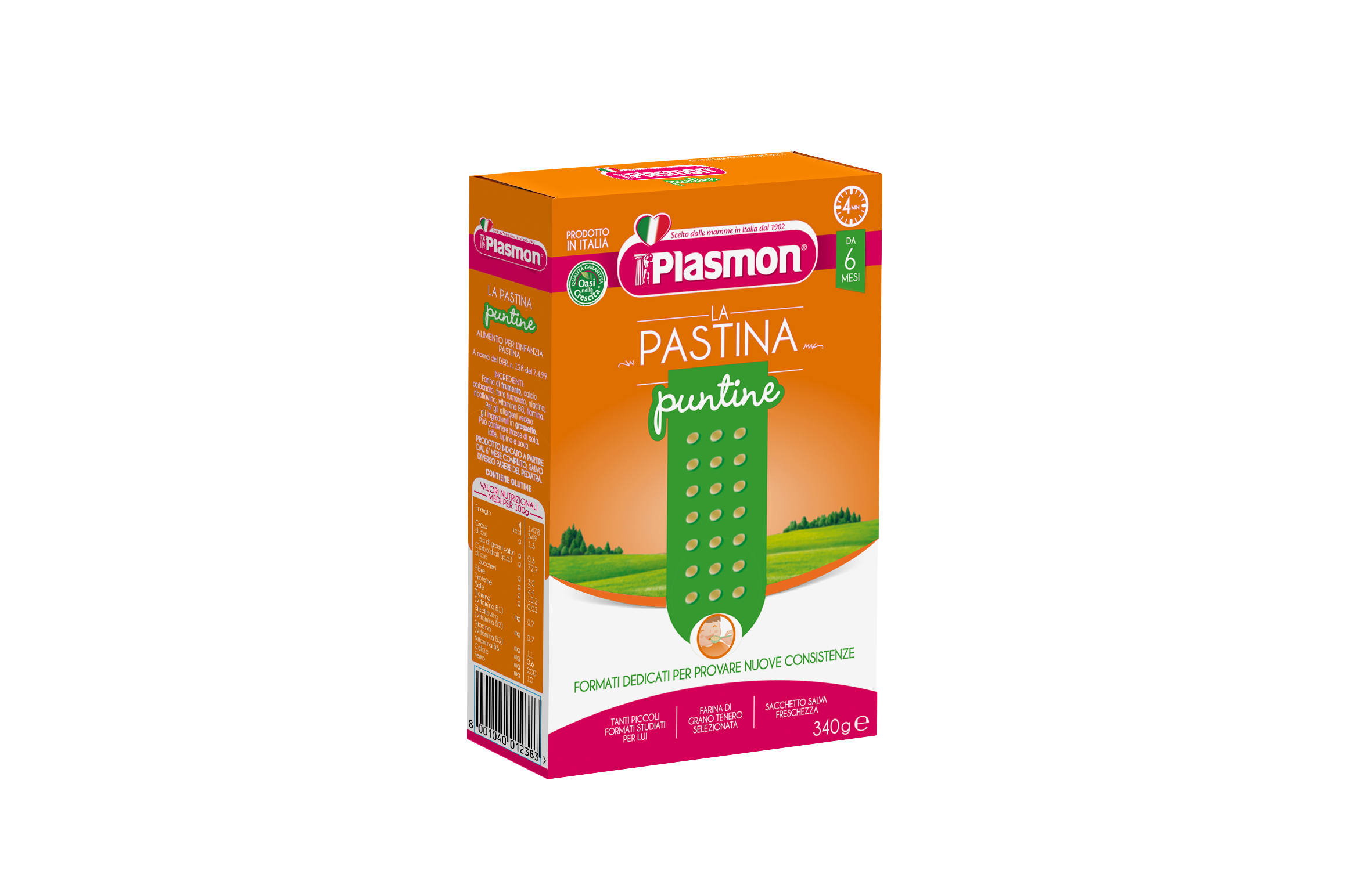 Plasmon pasta for kids – Puntine