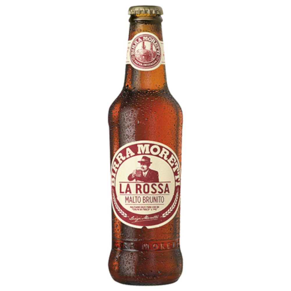 BEER MORETTI LA ROSSA 7.2 GP 33 CL IN CLUSTER 3 X 8 BOTTLES