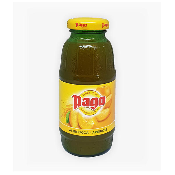 PAGO APRICOT JUICE CL.20 IN GLASS BOTTLE