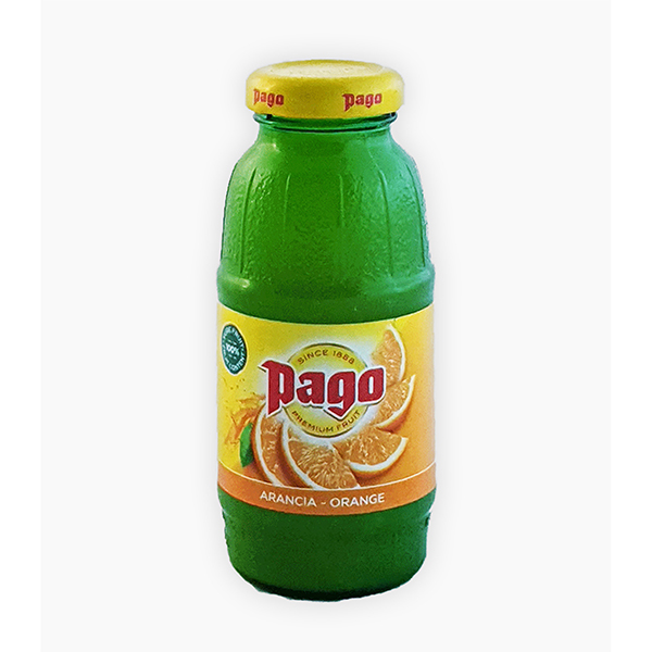 PAGO ORANGE JUICE CL.20 IN GLASS BOTTLE