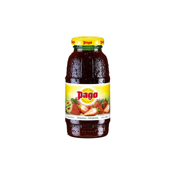 PAGO STRAWBERRY JUICE CL.20 IN GLASS BOTTLE