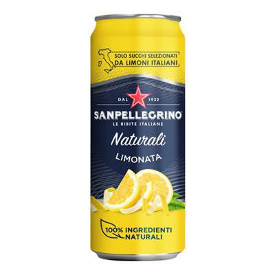 SAN PELLEGRINO LEMONADE SOFT DRINK 33 CL IN SLEEK CAN