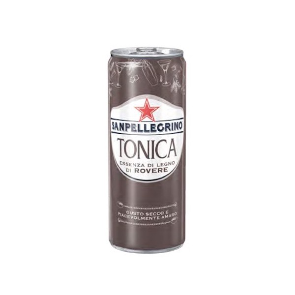 SAN PELLEGRINO TONIC SOFT DRINK 33 CL IN SLEEK CAN