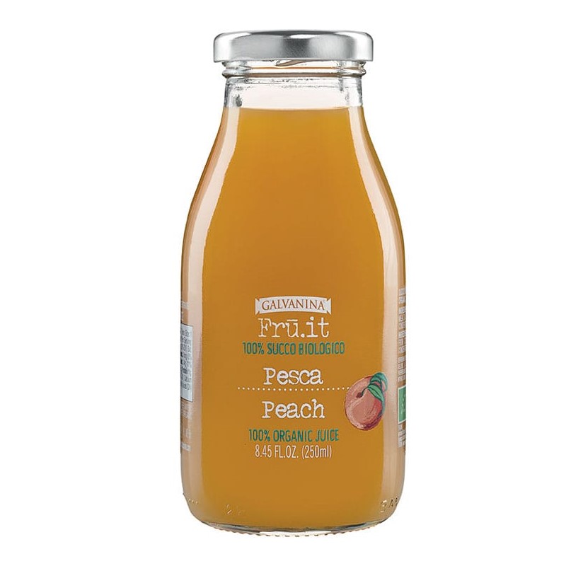 GALVANINA ORGANIC PEACH JUICE CL.25 X 12 BOTTLE