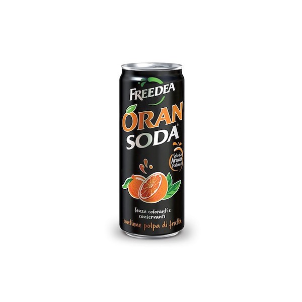 ORANSODA SOFTDRINK 33 CL IN SLEEK CAN