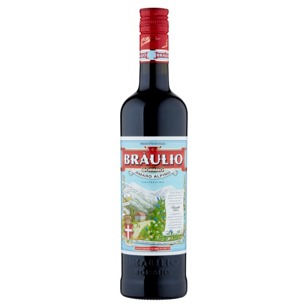 LIQUEUR AMARO BRAULIO 21% GLASS BOTTLE 700ML