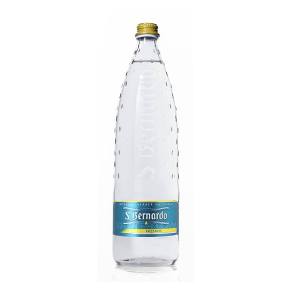 SAN BERNARDO SPARKLING WATER 1L IN GLASS BOTTLE