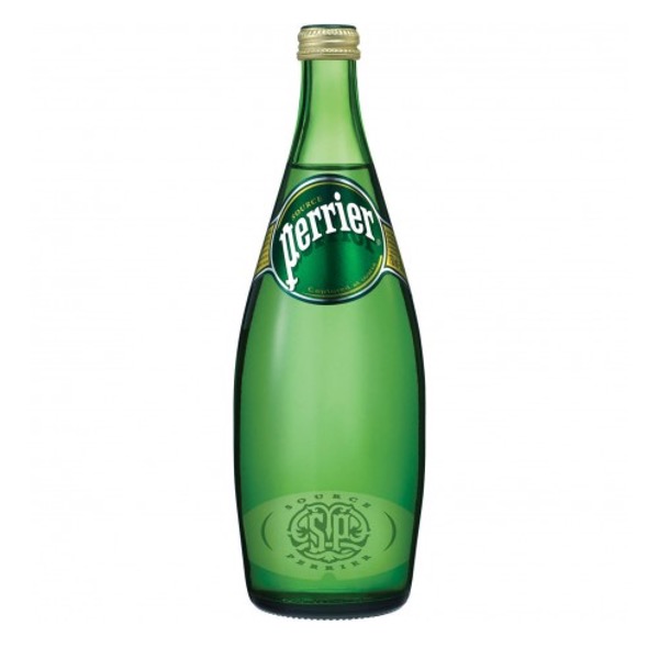 PERRIER WATER 750ML IN GLASS BOTTLE (W/EMPTY TO LOSE)