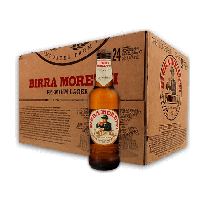 BIR MORETTI RICETTA 33CLX24 4,6% 10.6GP