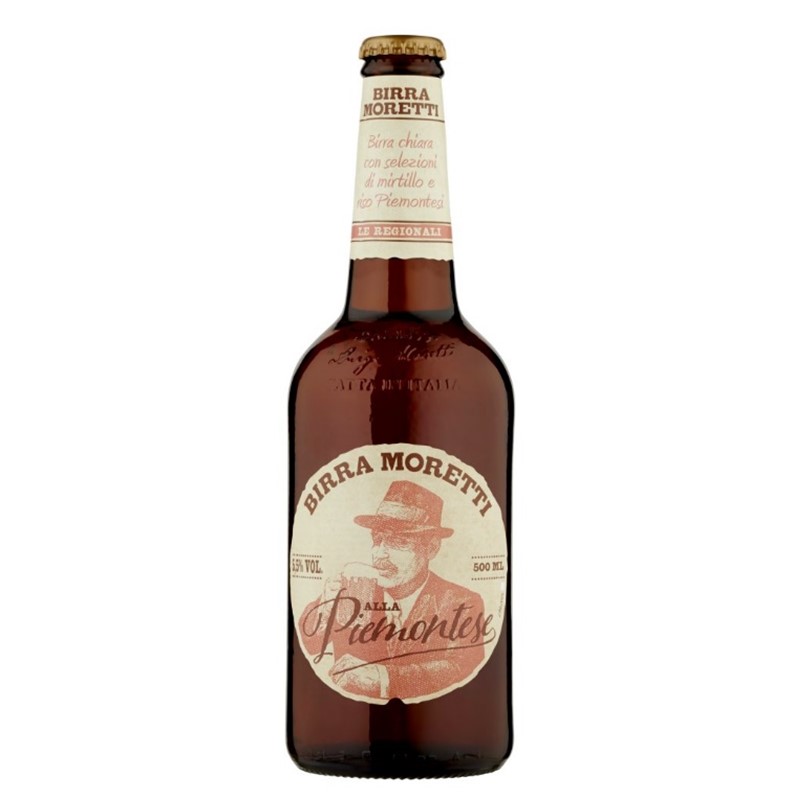 BEER MORETTI REGIONALI 5,5% PIEMONTE 50CL.X15 BOTTLES