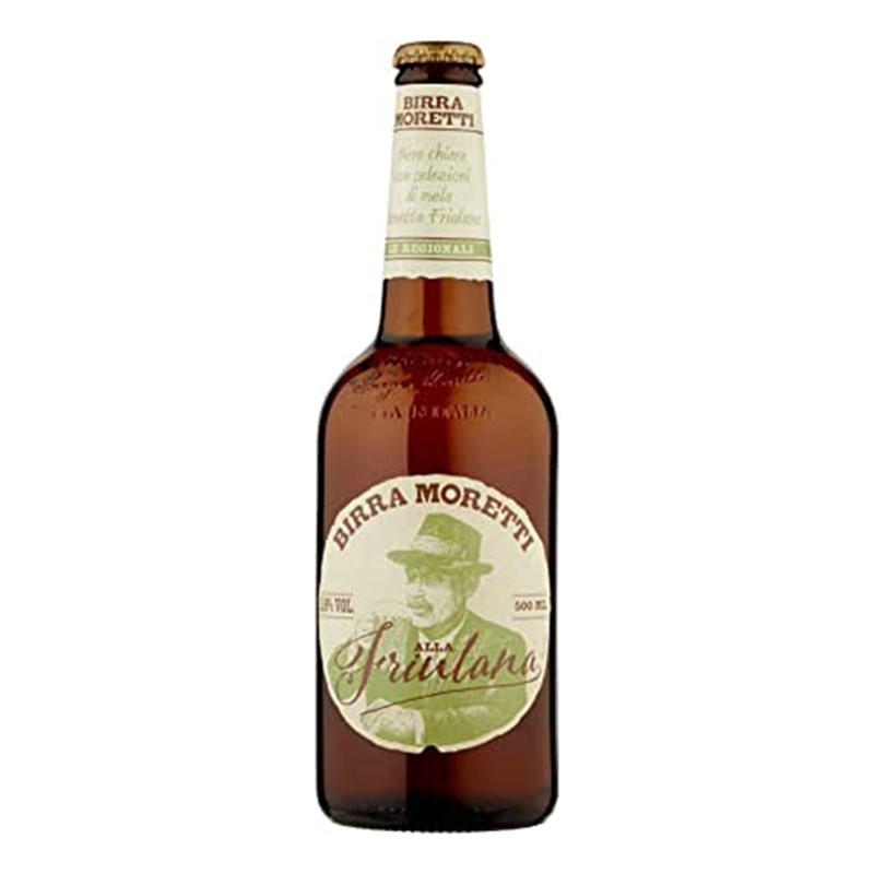 BEER MORETTI REGIONALI 5,5% FRIULANA 50CL.X15 BOTTLES