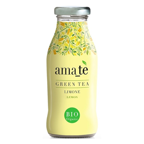 AMA TE DRINK TEA INFUSION LEMON 250ML X 24 GLASS BOTTLE