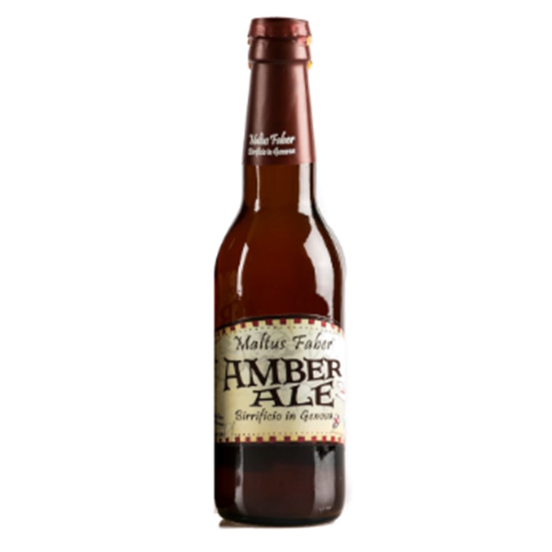 BIRRA MALTUS FABER AMBER ALE CL.33 X 24 BOTTLES