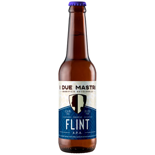 BEER I DUE MASTRI FLINT AMERI CAN BITTER CL.33 X 24 BOTTLES