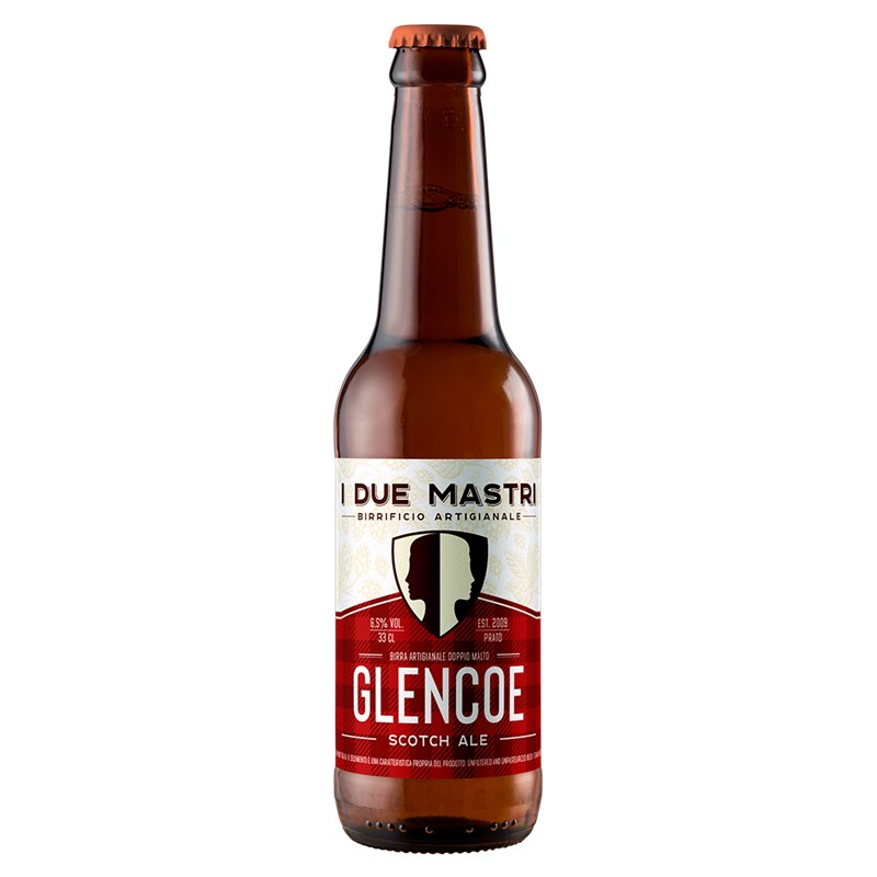 BEER I DUE MASTRI GLENCOE SCO TCH ALE CL.33 X 24 BOTTLES