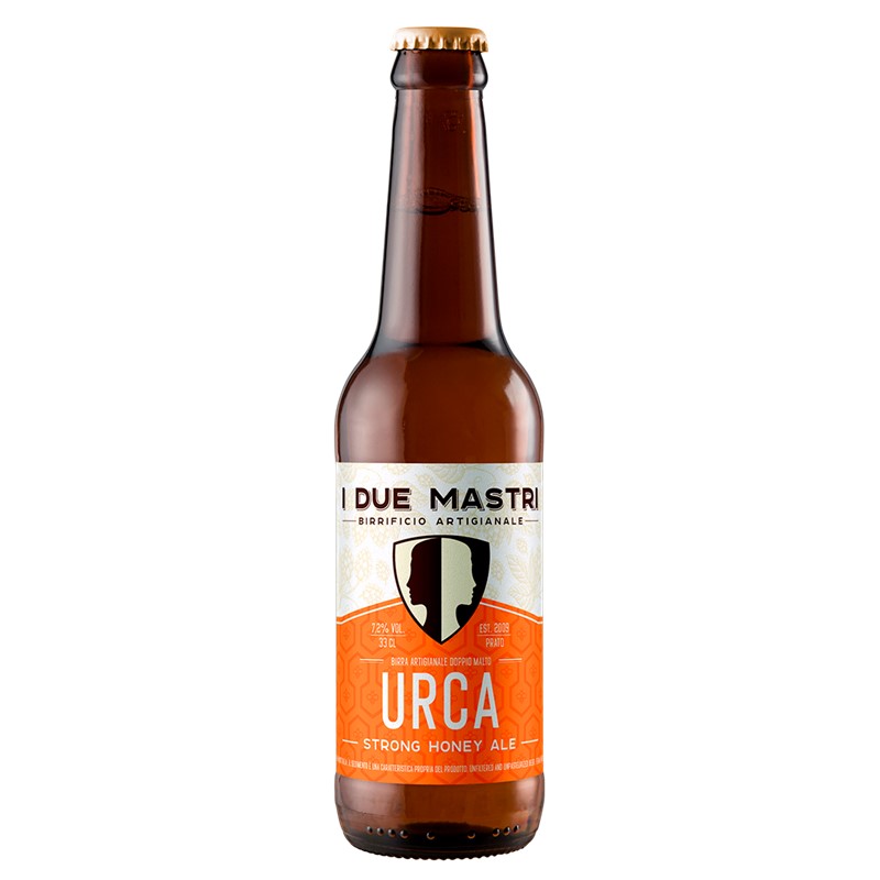 BEER I DUE MASTRI URCA (HONEY ) CL.33 X 24 BOTTLES