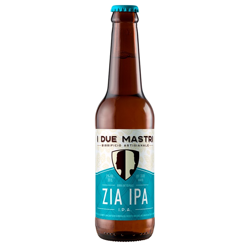 BEER I DUE MASTRI ZIA IPA CL.33 X 24 BOTTLES