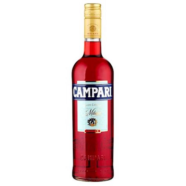 BITTER CAMPARI APERITIF 25%VOL 100CL X 6 IN GLASS BOTTLES