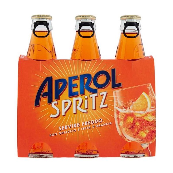 APEROL SPRITZ COCKTAIL 9%VOL CL.17.5 IN CLUSTER 3 BTLS X 8