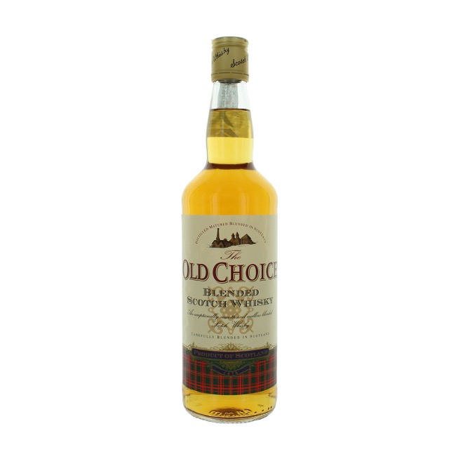 WHISKY OLD CHOICE 40%VOL 70CL X 6 IN GLASS BOTTLES