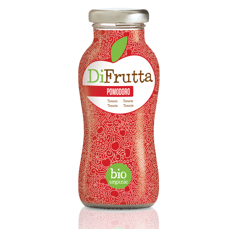 DIFRUTTA ORGANIC TOMATO JUICE 20CL X 24 GLASS BOTTLE