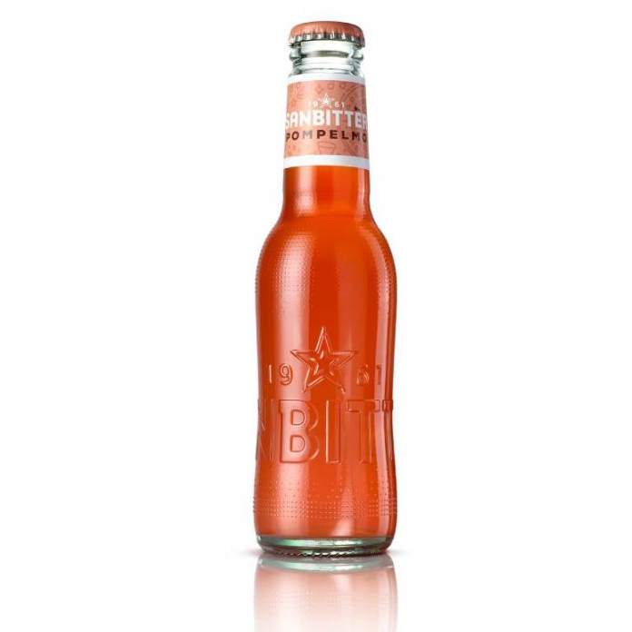 SAN BITTER GRAPEFRUIT 20 CL X 24 GLASS BOTTLE