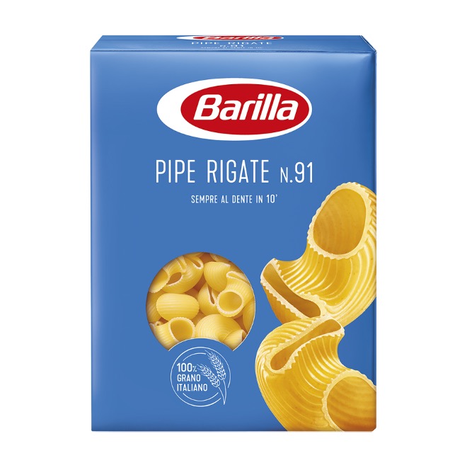 PASTA BARILLA PIPE RIGATE 500GX15