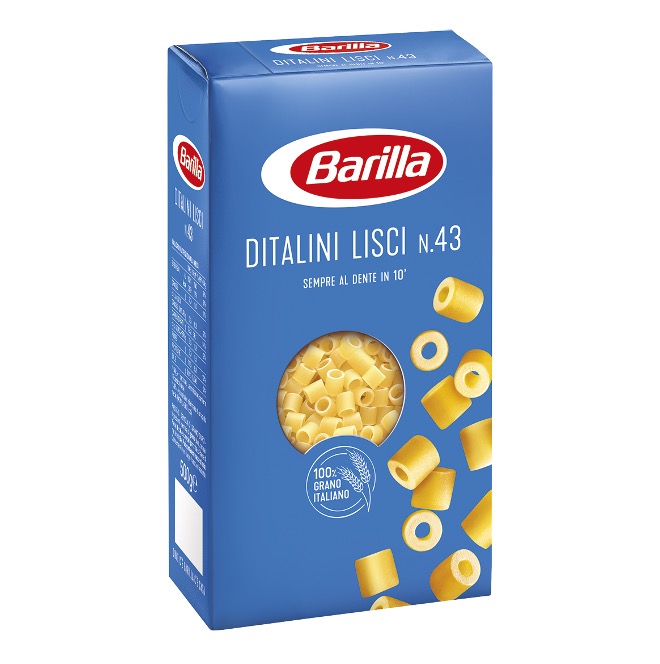 PASTA BARILLA DITALINI LISCI 500GX24