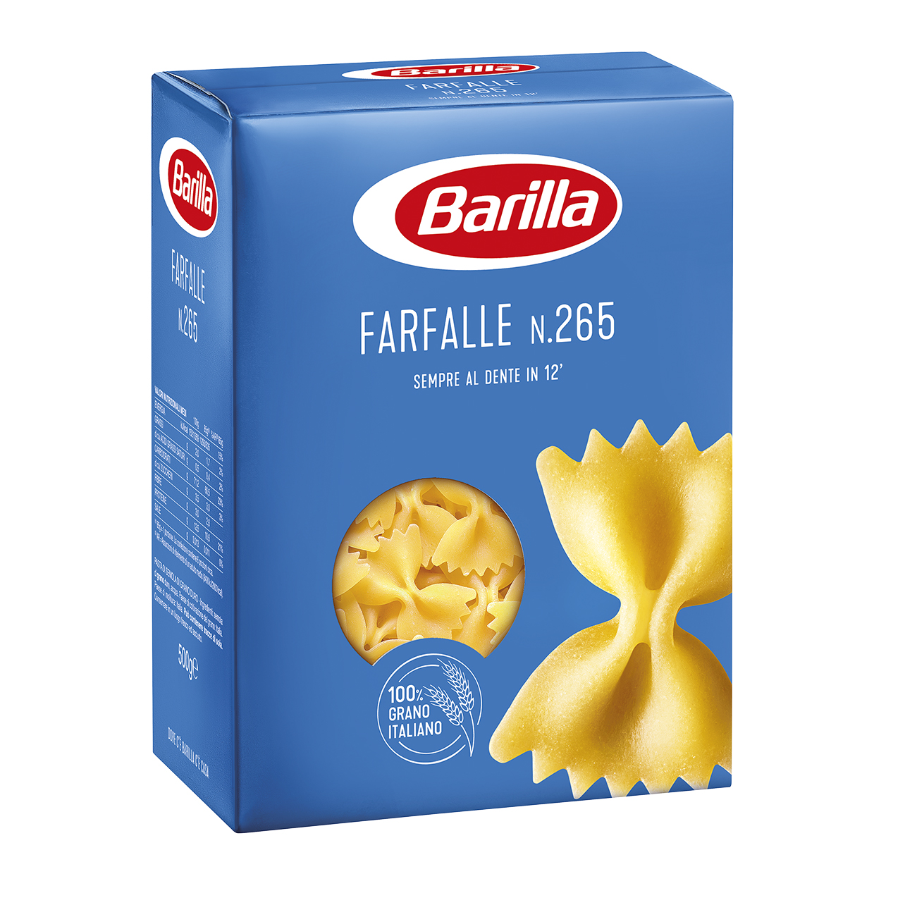 PASTA BARILLA FARFALLE 500GX15