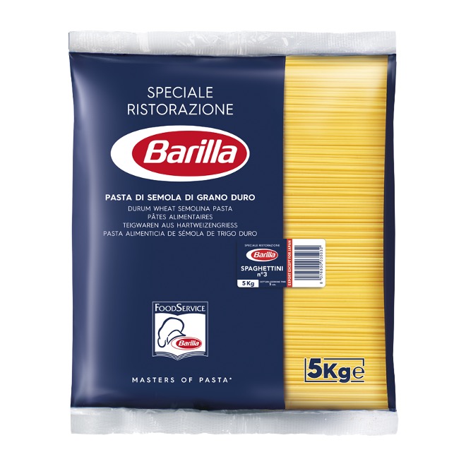 PASTA BARILLA SPAGHETTINI 5KGX3