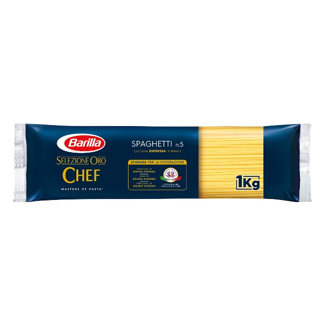 PASTA BARILLA SPAGHETTI GOLD CHEF SELECTION 1KGX12