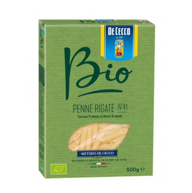 PASTA DE CECCO PENNE RIGA 41 BIO 500GX12