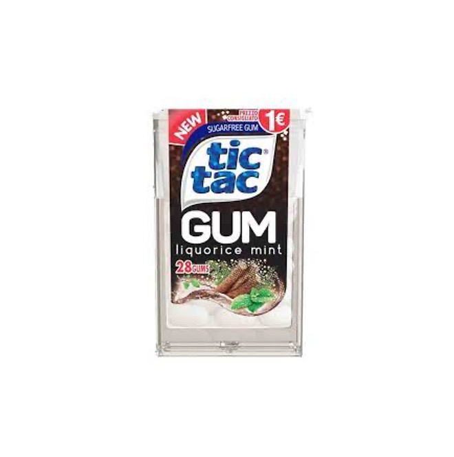 TIC TAC GUM LIQ/MEN 28X12X24