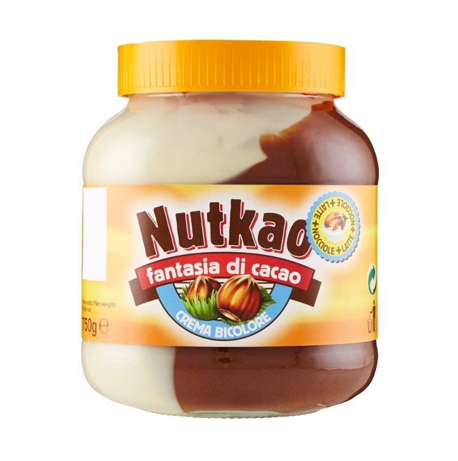 NUTKAO COCOA FANTASY TWO-TONE SPREAD 400 G X 12