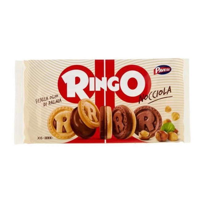 BISCUITS RINGO HAZELNUT FAMILY PAVESI 310 G X 12