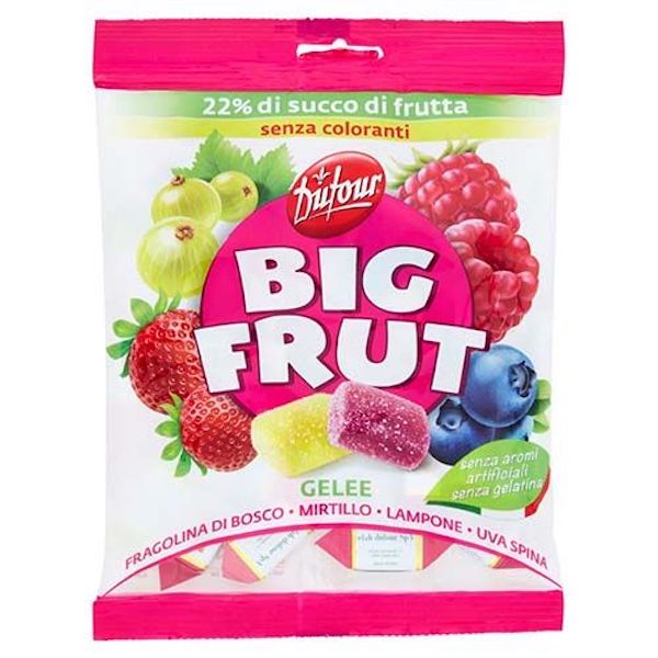 DUFOUR BIG FRUIT GELEE FOREST FRUIT 90 G X 14 TUBE