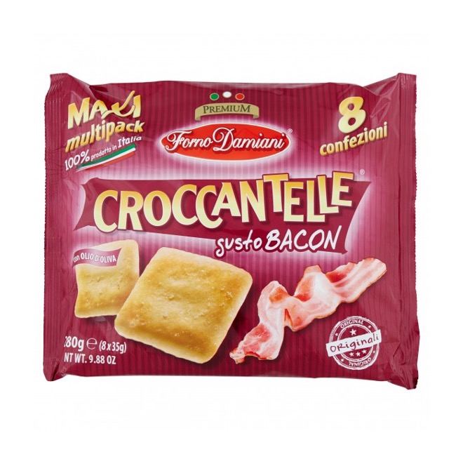 CROCCANTELLE BACON 35 G X 8 X 7