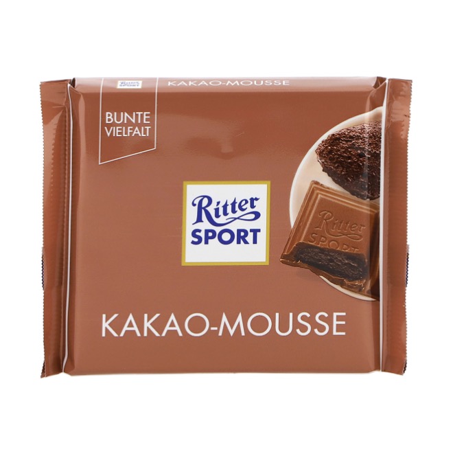 RITTER SPORT MOUSSE AL CACAO G 100 X 11